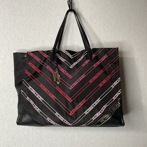 Victoria’s secret, large, striped tote bag
